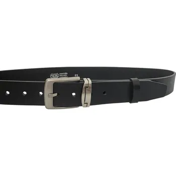 Opasek PENNY BELTS Kožený opasek R1-60 černý - 110 cm