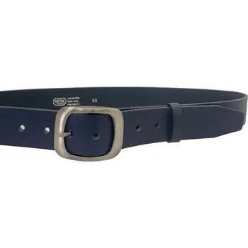 Opasek PENNY BELTS Kožený opasek 9956 modrý - 100 cm