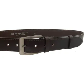 Opasek PENNY BELTS Kožený opasek 504-1-40 hnědý - 105 cm