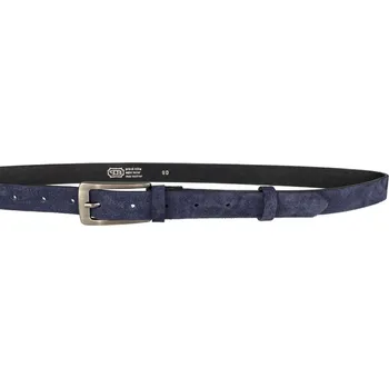 Módní doplněk PENNY BELTS Kožený opasek 25-176-S56 modrý - 90 cm