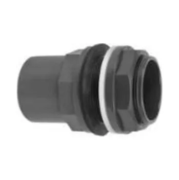 Technika k zahradnímu jezírku PVC 50-63x2" PN 16 Přechodka stěnová Economy