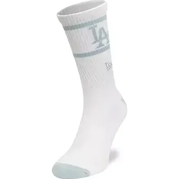 Pánské ponožky Ponožky New Era - MLB Seasonal Crew - LA Dodgers - White / Pastel Blue velikosti ponožek 39-42