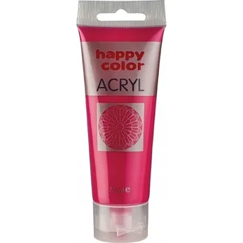 Vodová barva AKRYLOVÁ BARVA Happy BARVA School 75 Ml TMAVĚ RŮŽOVÁ VYSOKÁ