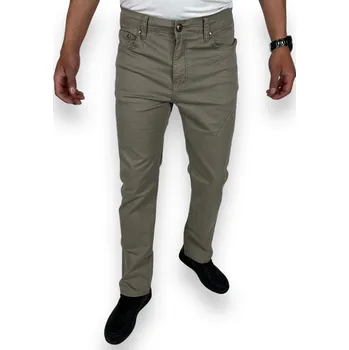 Pánské kalhoty Realize Pánské plátěné kalhoty IVANES Barva: Béžová, Velikost: 36