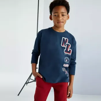 Chlapecké tričko Chlapecké triko dlouhý rukáv Mayoral 7078-38 Modré velikost 152