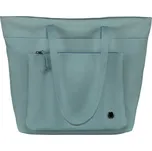 Peterson Dámská světle modrá shopper kabelka s kapsou na přední straně PTN CSM-14 Velikost: ONE SIZE