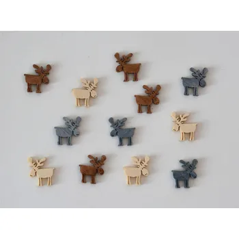 Dřevěné dekorace - Sob 2 cm