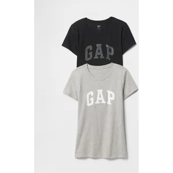 Dámské tričko GAP Tričko s logem, 2 ks - Dámské GAP šedá 3280058