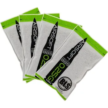 Airsoftová kulička Airsoftové kuličky BLS Precision 0,25g, 4000bb, 4x