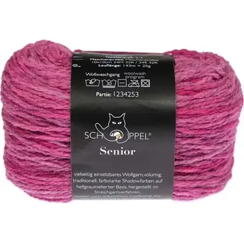 Příze Schoppel Wolle Senior 2604 Softpink Inspiration Dibadu (Vlněná příze Senior 2604 Softpink Inspiration Dibadu)