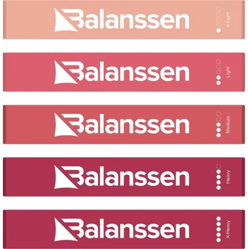 SADA 5 POSILOVACÍCH GUM LOOPpink BALANSSEN