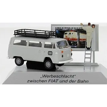 autíčko BREKINA VOLKSWAGEN T2 STATION WAGON DB WITH HOARDING 33150