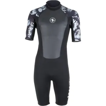 Neoprenový oblek Pánský neoprenový oblek Aqualung HYDROFLEX SHORTY BLACK/WHITE, 3mm Velikost: ML SU7810109ML