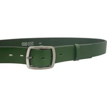 Opasek PENNY BELTS Kožený opasek 4631 zelený - 95 cm