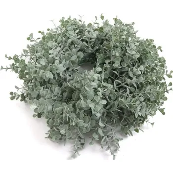 Věnec Umělý eukalyptový věnec 35 cm