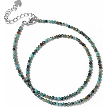 Náhrdelník Jemný minerální náhrdelník ruční výroba | Náhrdelník, Šperky - Č.1 Tyrkysová