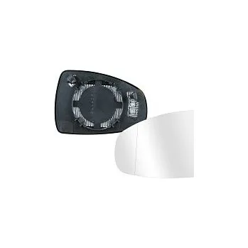 Auto zrcátko Sklo levého zpětného zrcátka AUDI A1 | 2014-2018 | vyhřívané | chromové | asférické | VIEW MAX |