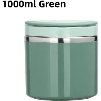 Termoska Termomiska na jídlo z nerezové oceli | Nerezový box - Zelená - 1000 ml