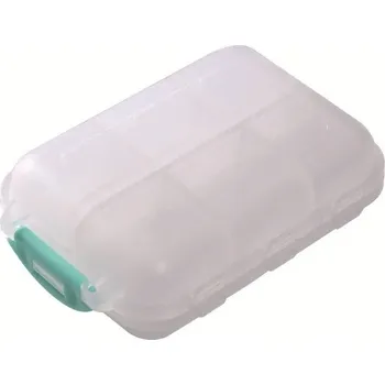 Cestovní krabička na léky vodotěsná a přenosná | Organizér na pilulky, dávkovač léků - Bílý