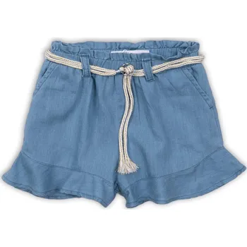 Dívčí kraťasy Minoti Kraťasy dívčí s volánky, Minoti, Lemdrop 6, modrá - 98/104 Varianta: 98/104