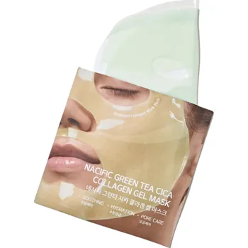 Pleťová maska NACIFIC - GREEN TEA CICA COLLAGEN GEL MASK - Hydrogelová zklidňující maska s kolagenem a zeleným čajem 35 g