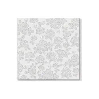 Papírový ubrousek Ubrousky PAW AIRLAID L 40x40cm Subtle Roses Silver [50 ks],rychlé dodání