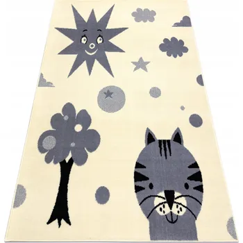 Koberec KOBEREC FLASH 140x190 cm SLUNÍČKO KOŤÁTKO krémový #DEV1350