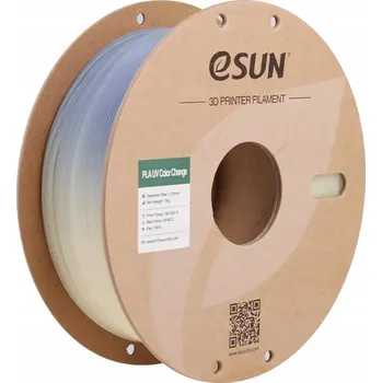 3D tisk ESUN PLA UV Filament měnící barvu modrá, 1.75mm, 1000g