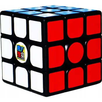 Hlavolam Magnetická logická kostka Kostkoland MoYu 3x3x3 Magnetic Black + stojánek