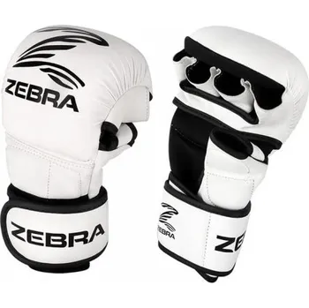 Boxerské rukavice ZEBRA MMA SPARRING RUKAVICE BÍLÉ Velikost: L