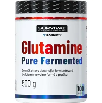Aminokyselina SURVIVAL NUTRITION Survival Glutamine Pure Fermented - 500 g