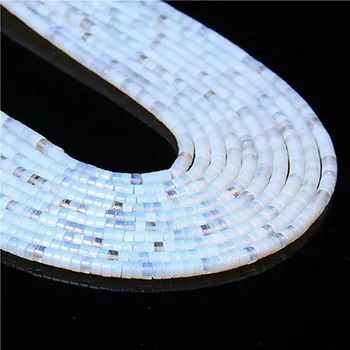 Náramek Přírodní korálky na náramky a šperky | výroba šperků - Č.29 Opál , 2x4mm 75-80ks