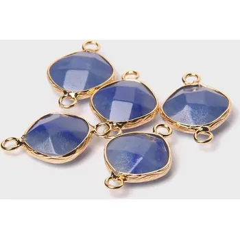 Přívěsek 2-5 ks Přívěsek přírodní kámen na řetízek | přívěsek, šperk - 3 Sodalit , 2 kusy