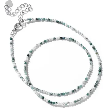 Náhrdelník Jemný minerální náhrdelník ruční výroba | Náhrdelník, Šperky - Č.30 Achát stromový