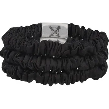 LOVESILK_ Hedvábná gumička tenká černá
