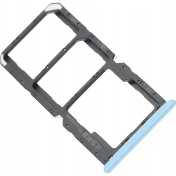 Náhradní kryt pro mobilní telefon Šuplík / Držák SIM karty pro Realme C25Y Dual SIM, modrý, originální (ORG)