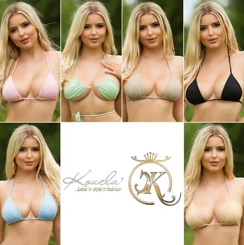 Dámské plavky Sexy horní díl Koucla Basic Triangel Bikini Top černá L