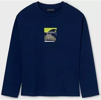 Chlapecké tričko Chlapecké triko dlouhý rukáv Mayoral 7082-23 Modré velikost 140