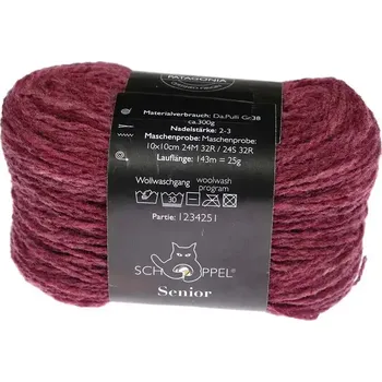 Příze Schoppel Wolle Senior 2603 Merlot Inspiration Dibadu (Vlněná příze Senior 2603 Merlot Inspiration Dibadu)