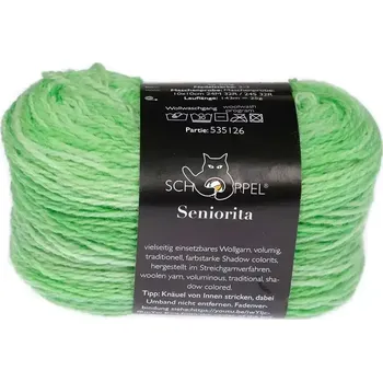 Příze Schoppel Wolle Seniorita 2616 Maibowle Inspiration Dibadu (Vlněná příze Seniorita 2616 Maibowle Inspiration Dibadu)