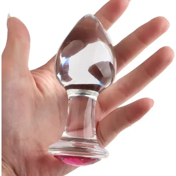 Anální kolík GemButt Crystal Ruby Plug