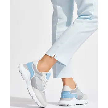 Dámské tenisky Dámské šedo-modré sneakersy R16BL Velikost: 38