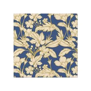 Papírový ubrousek Ubrousky PAW AIRLAID 40x40 cm Beautiful Floral Pattern Dark Blue [50 ks],rychlé dodání