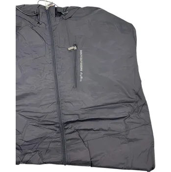 Pánská větrovka Authentic Pánská jarní nadměrná bunda TOYA Barva: Šedá, Velikost: 5XL