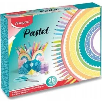 Výtvarná sada Výtvarný kufřík Maped Pastel 26 ks