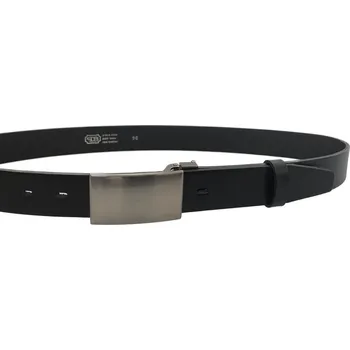 Opasek PENNY BELTS Pánský kožený opasek 35-100-2PS-60 černý - 115 cm