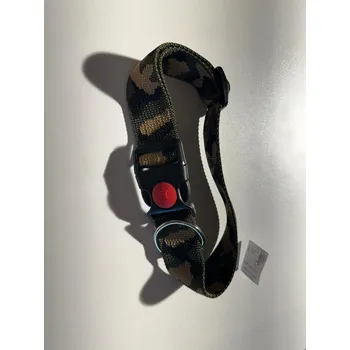 Obojek pro psa Obojek maskáčkový s pojistkou - ZELENÝ Velikost: 40-60cm