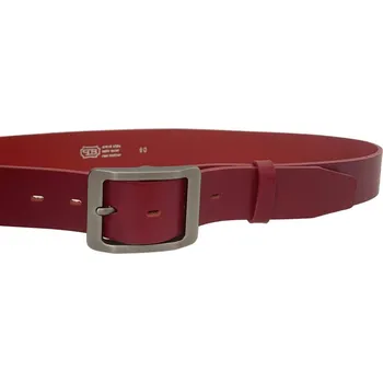 Opasek PENNY BELTS Kožený opasek 15993 červený - 95 cm