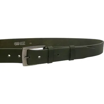 Opasek PENNY BELTS Kožený opasek 34-R31 zelený - 100 cm