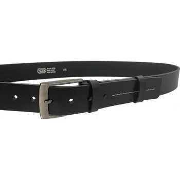 Opasek PENNY BELTS Kožený opasek 34-8-60 černý - 115 cm